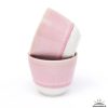 Servies Lc Keramiek | Porseleinen Espressokopje Suikerspin Roze 125Ml (Lungo)